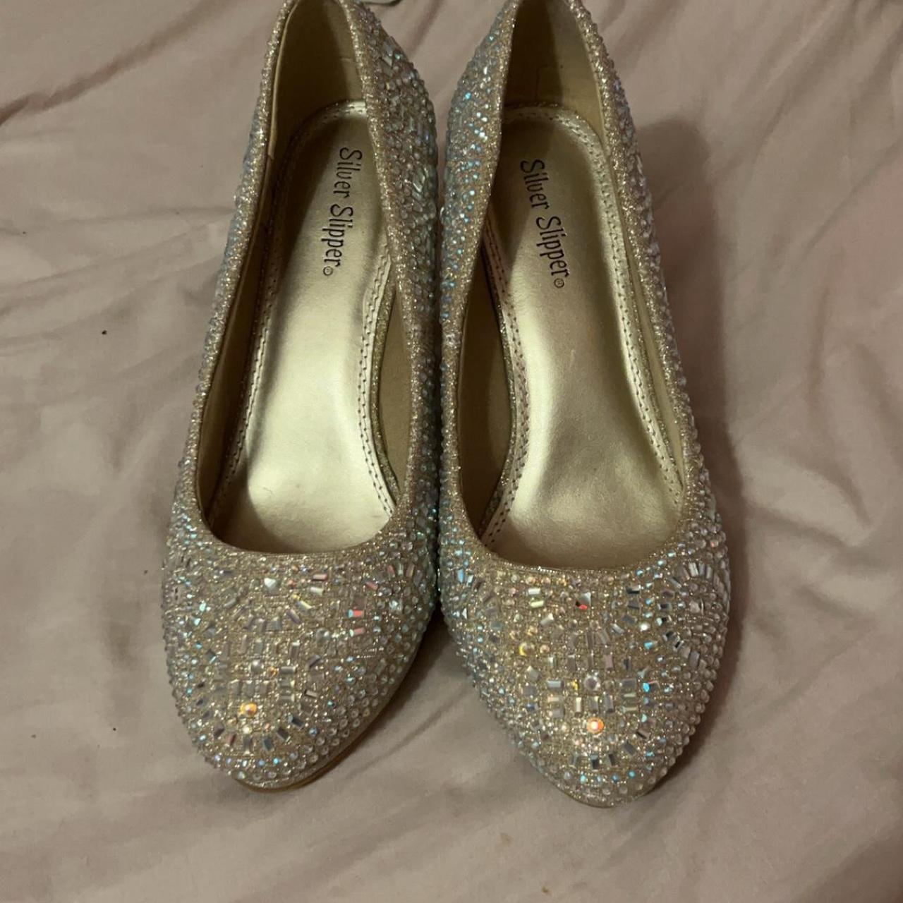 Silver slipper hot sale shoes shoe dept