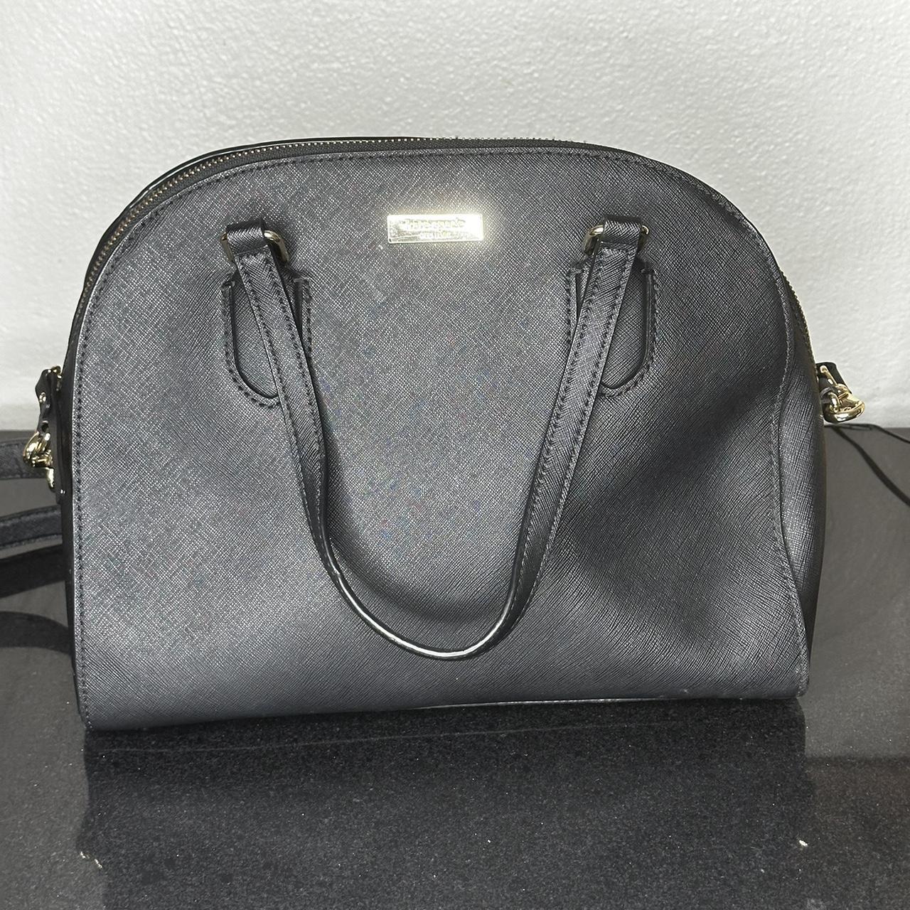 Kate Spade Laurel Way Reiley Black Velvet Leather. Depop