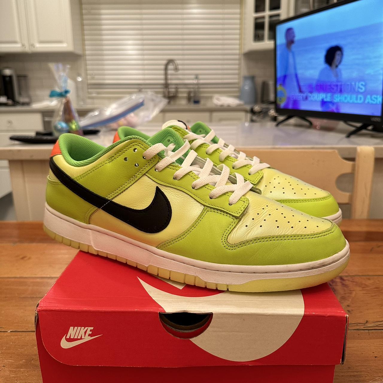 Volt Splash Nike Dunk Low. Size 13 Shoes come