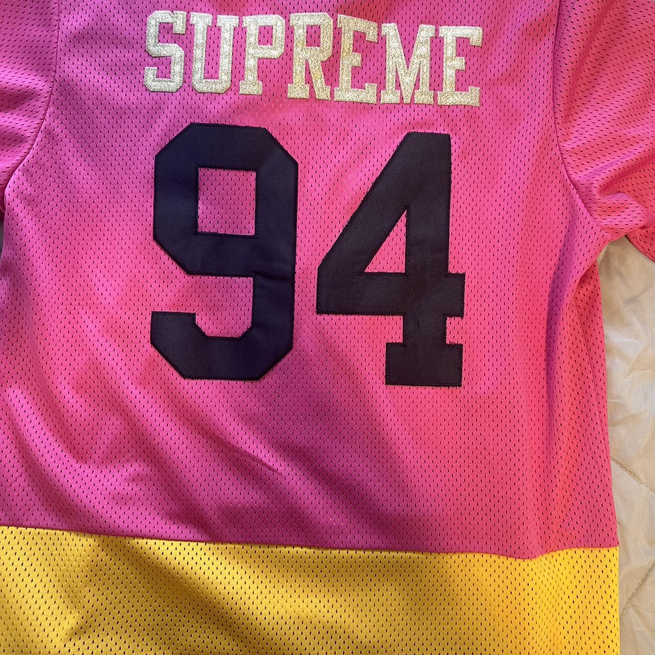 Supreme “freaky” hockey jersey - Condition 9/10 - Depop