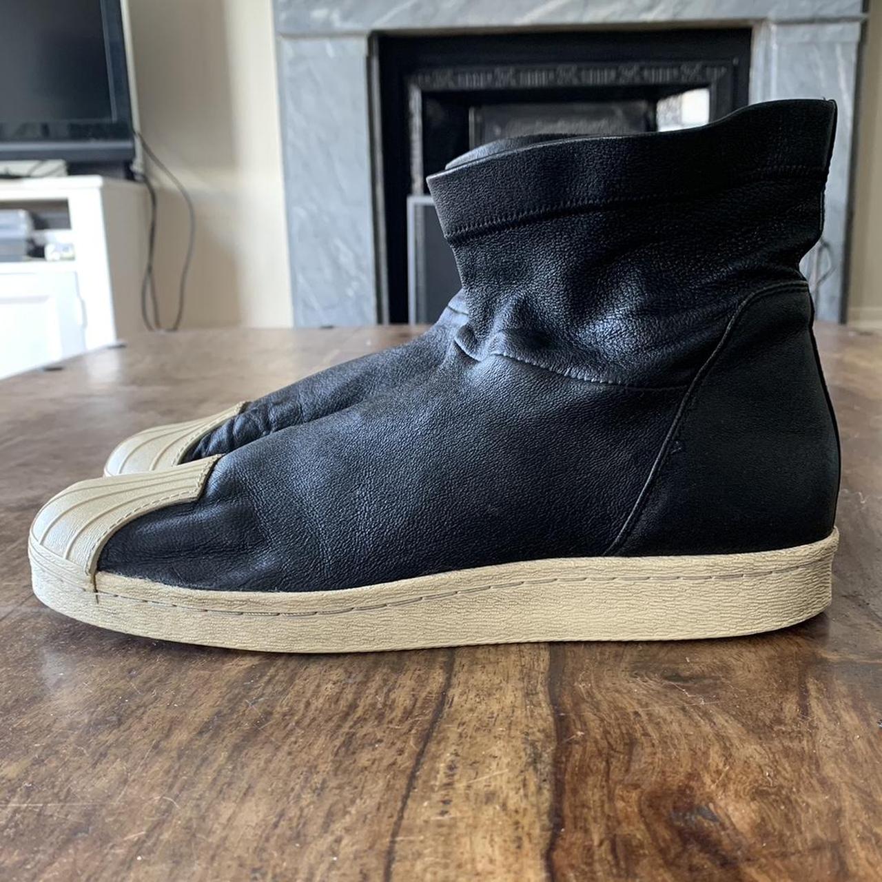 Rick Owens SS15 Faun x Adidas Superstar Ankle Boot. Depop