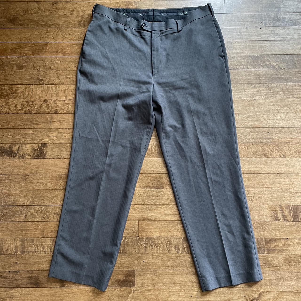 Men’s Savane gray dress pants / trousers. Size... - Depop