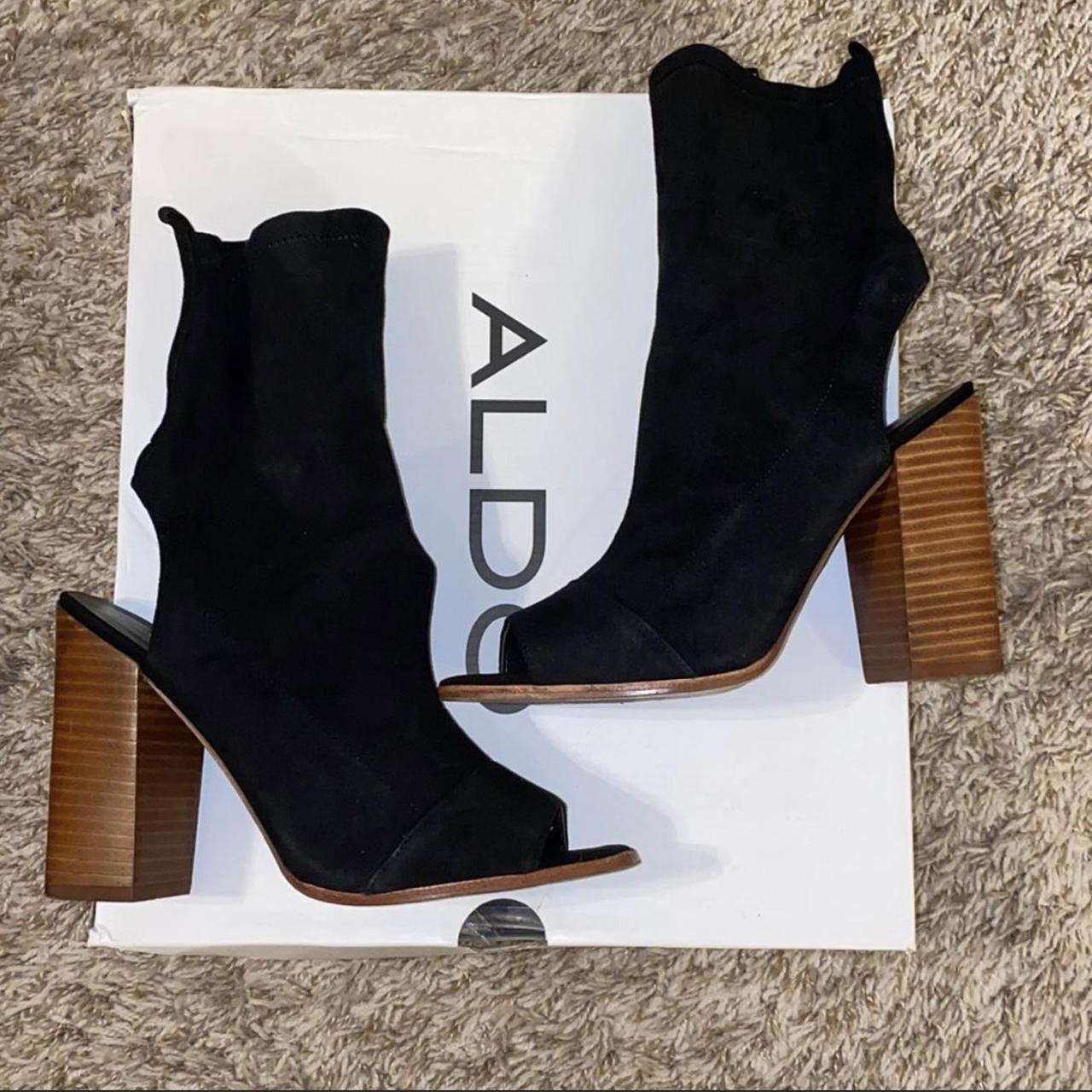 Aldo open toe booties hotsell