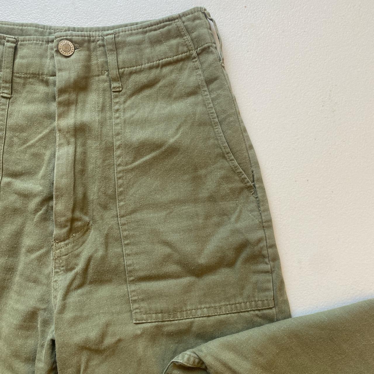 Brandy Melville Green Cargo Pants. Soft cotton. One... Depop