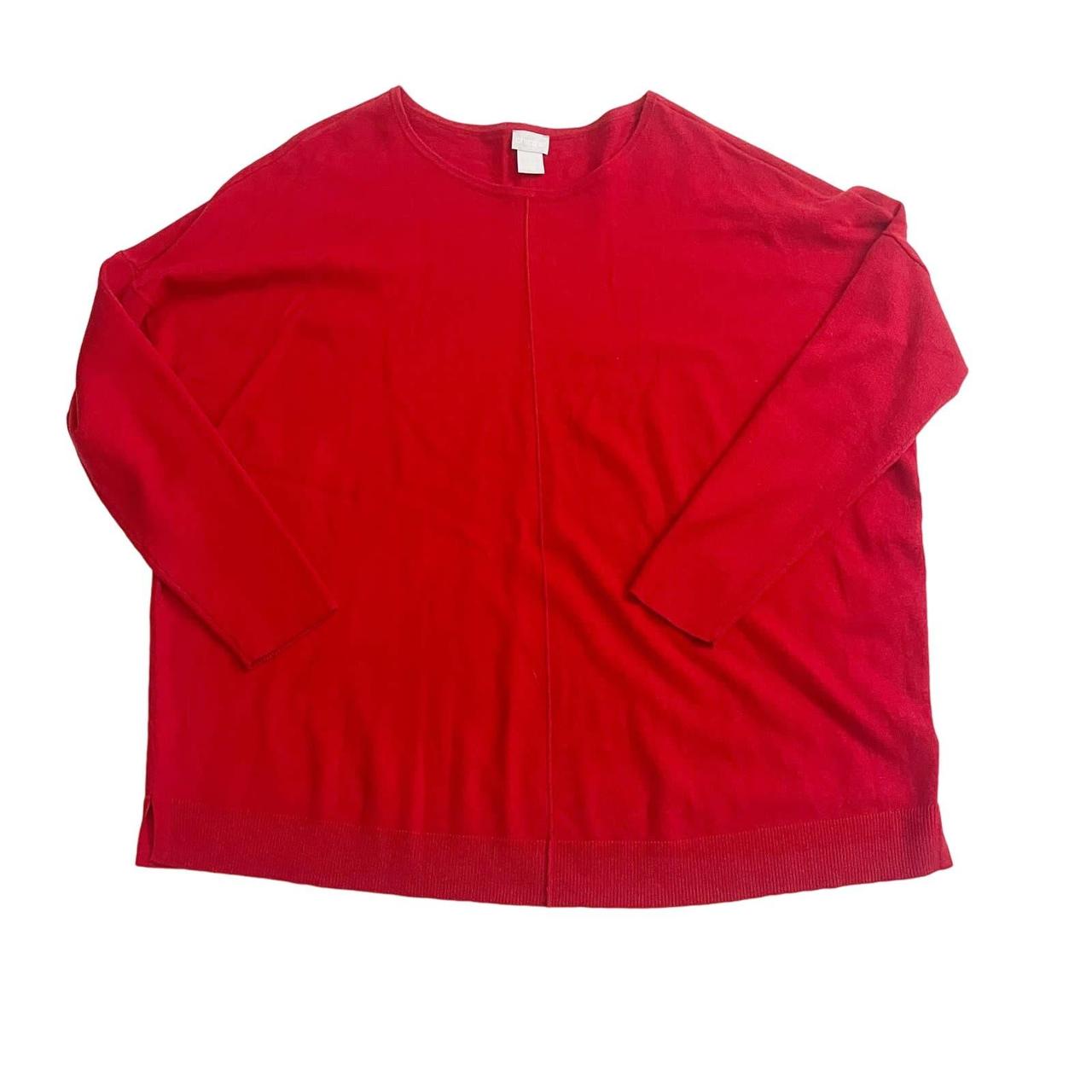 Chicos 2024 red sweater