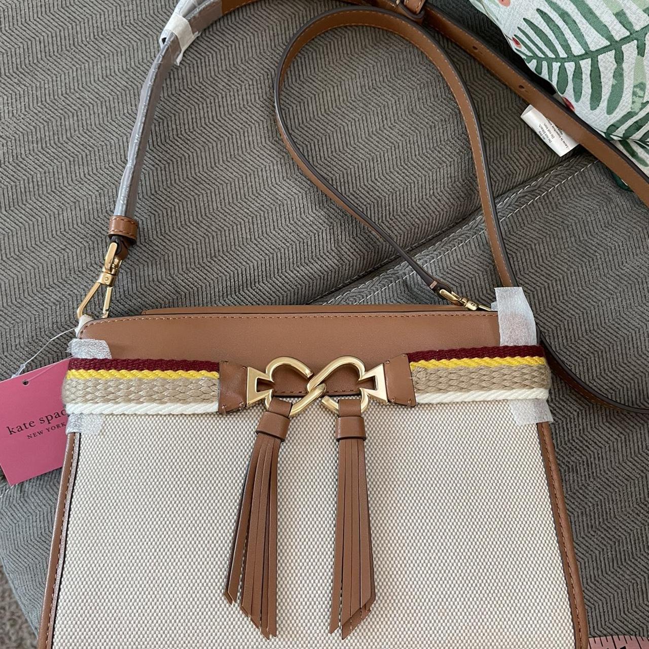 BNWT KATE SPADE CROSSBODY BAG, Gray lining inside... - Depop