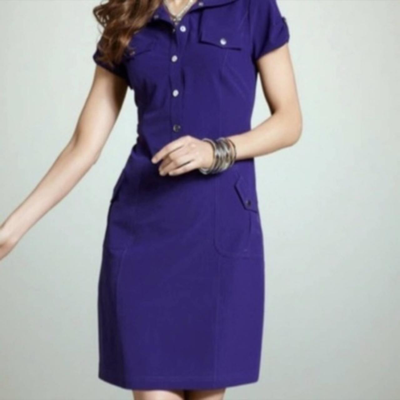 Zenergy by Chicos Sporty Purple Half Zip Depop