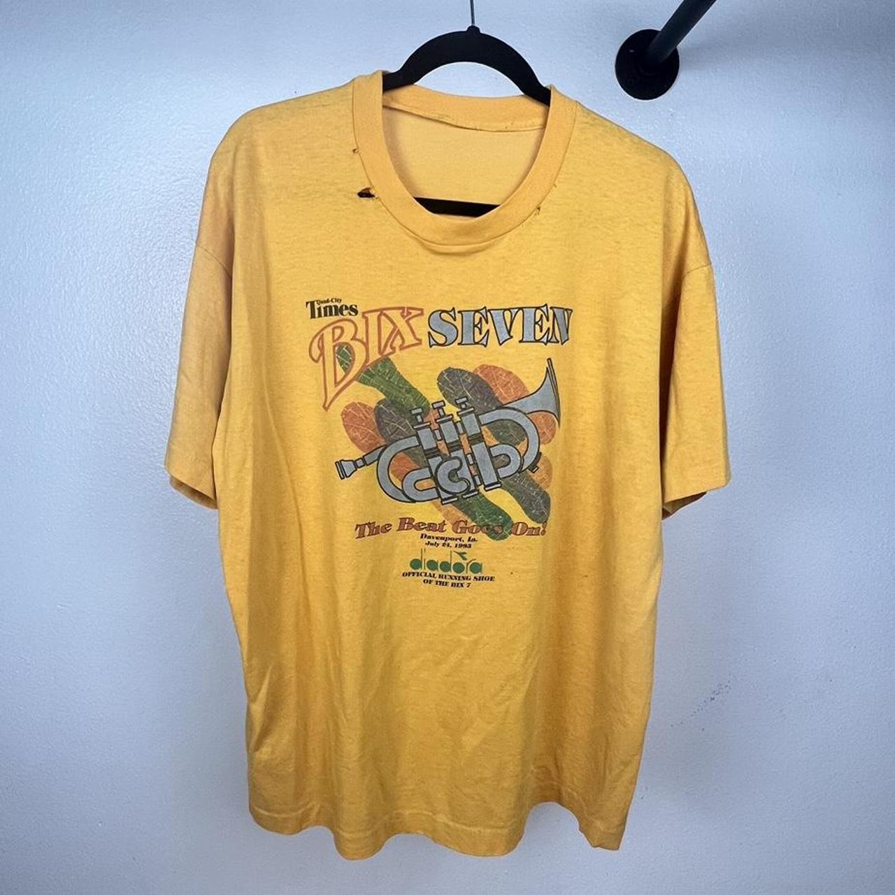 yellow vintage shirt