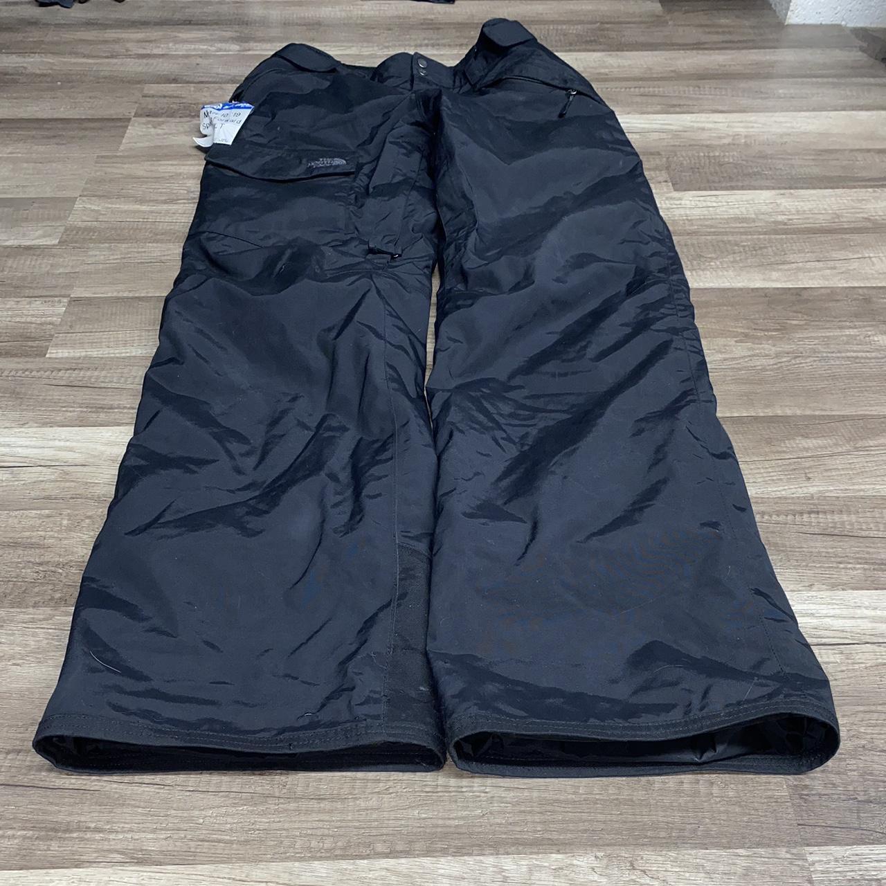 North face snow pants dead stock with zippers on the... - Depop