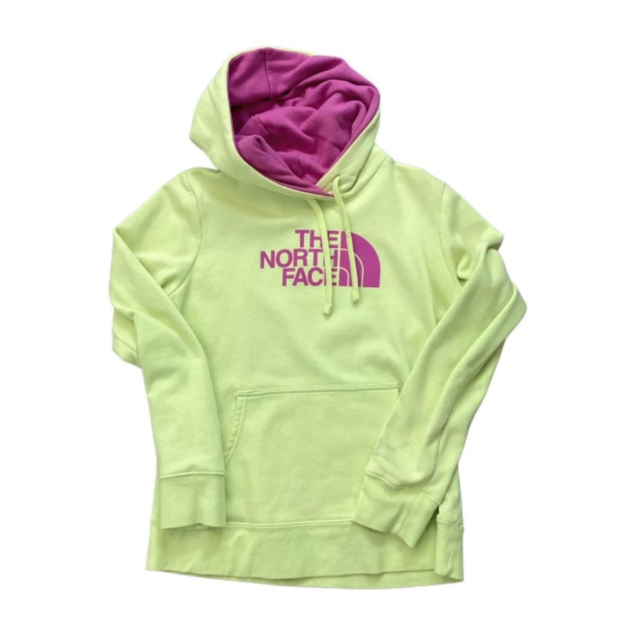 North face pink on sale hoodie