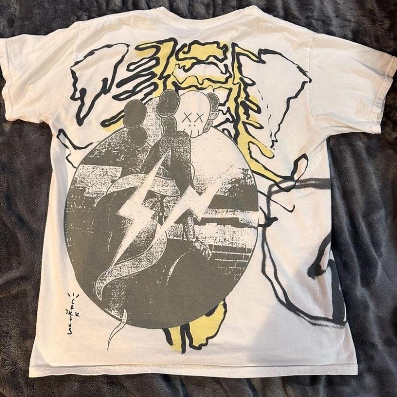 Travis Scott Cactus Jack x Kaws tee Size: Men's | Depop