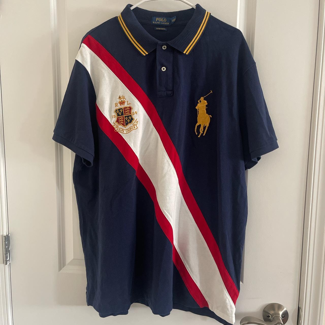 Men’s Vintage Crested Polo Ralph Lauren Custom Slim... - Depop