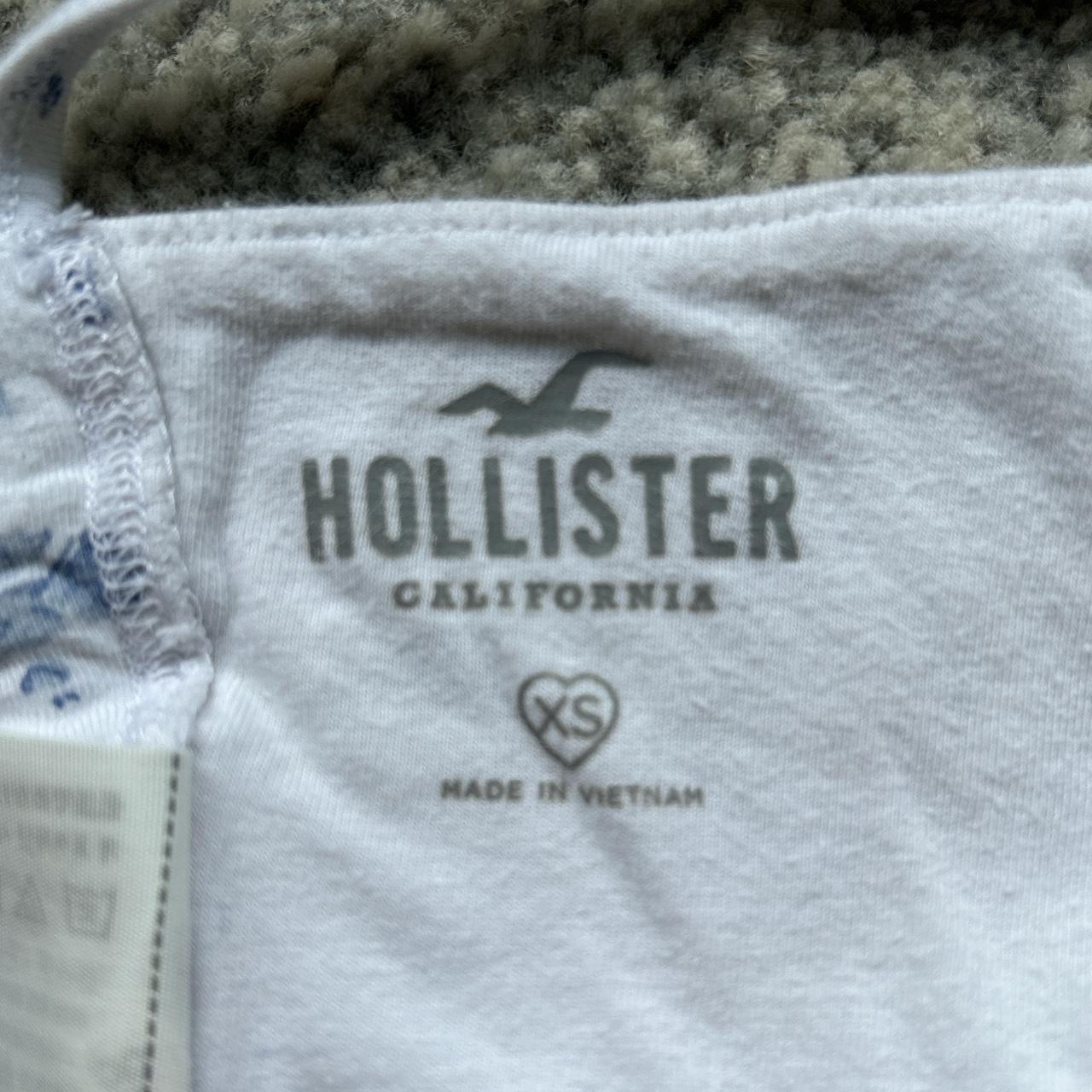 hollister halter top open back with tie size XS... - Depop