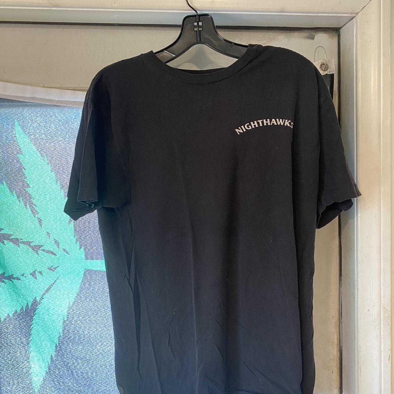 Custom Black T Shirt Smokin Moon Nighthawks Mens Depop