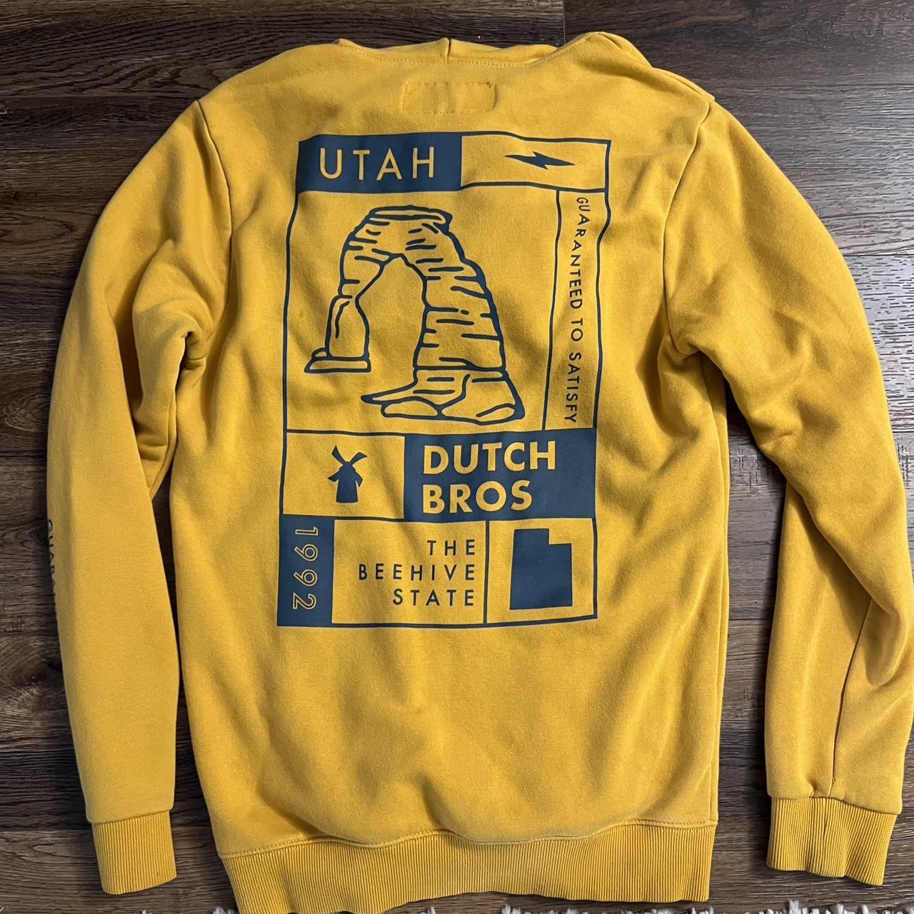 Discontinued purchases Dutch Bros Hoodie, Yellow, Adult X-small