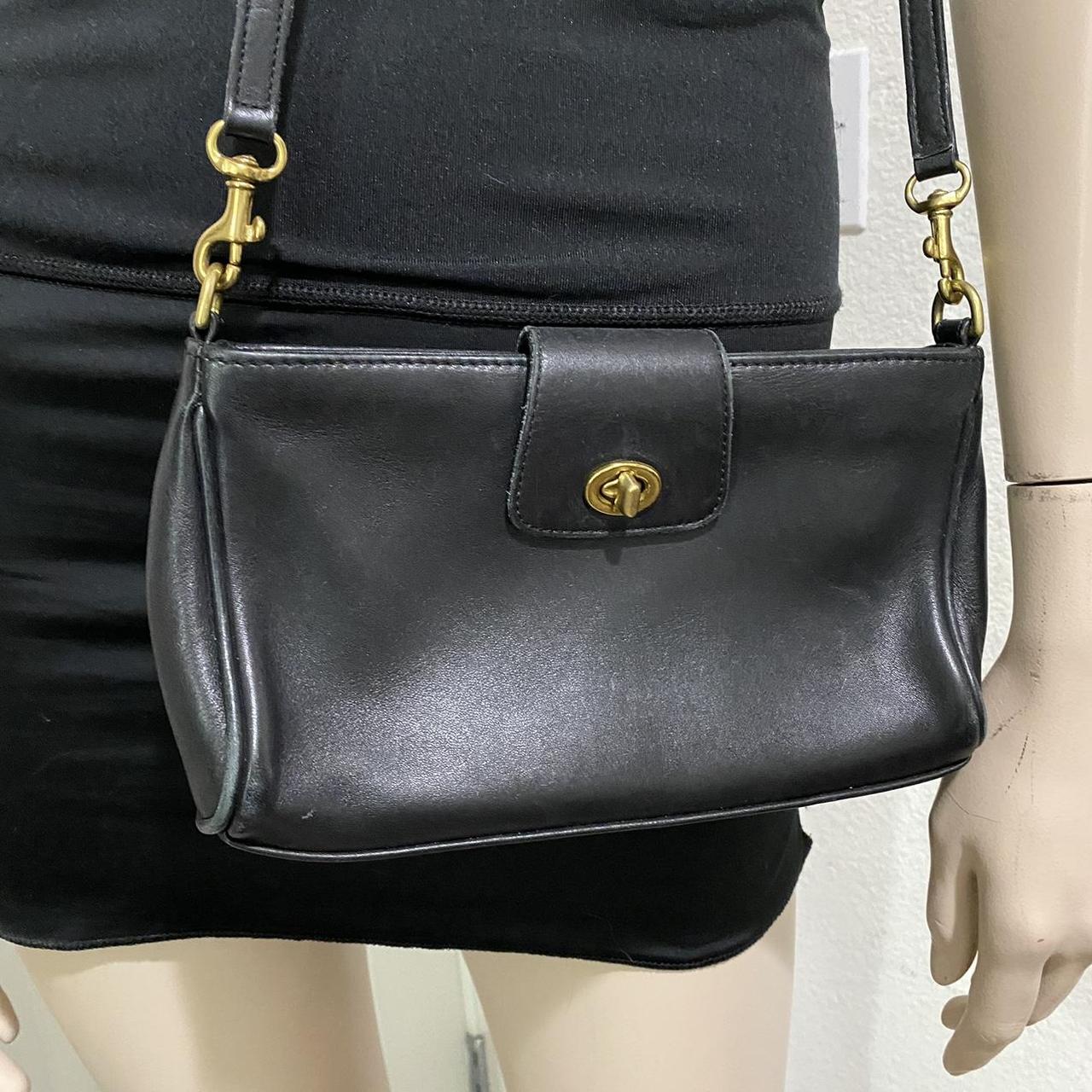 COACH Vintage Legacy Small Zip Bag in Black
