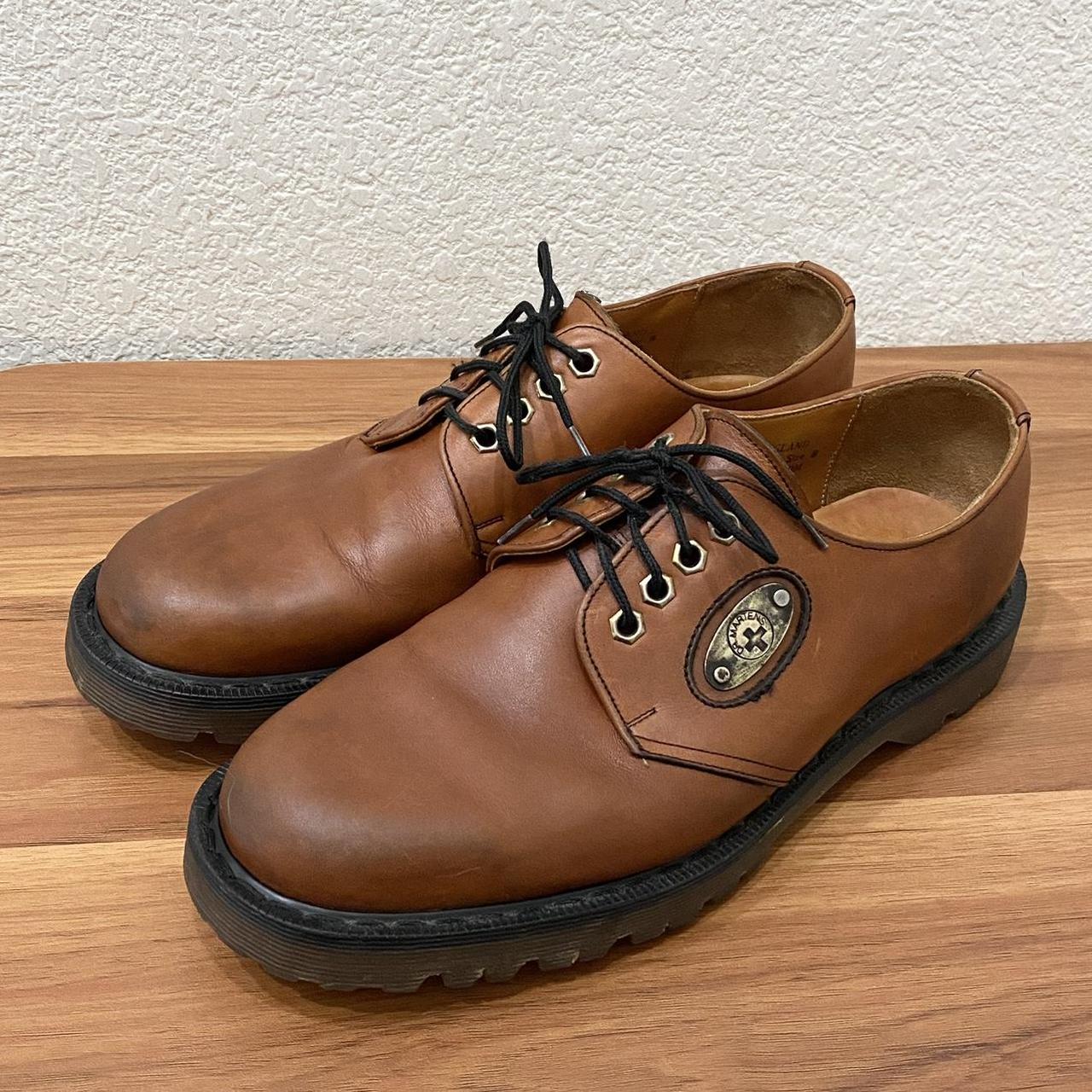 Rare DR MARTENS England D2080 TOM Brown Tan Leather Depop