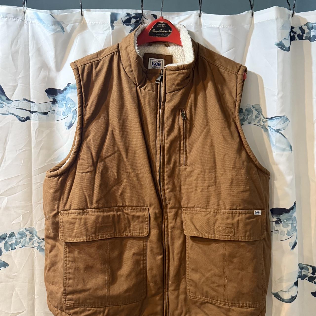 Lee Men's Vest - Brown/Tan - XL – Brown Lee workw… - image 1