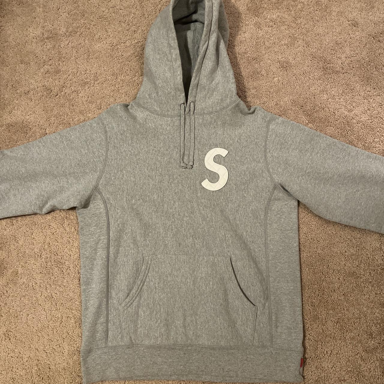 Supreme S Logo Hooded Sweatshirt (SS20) sz M color... - Depop