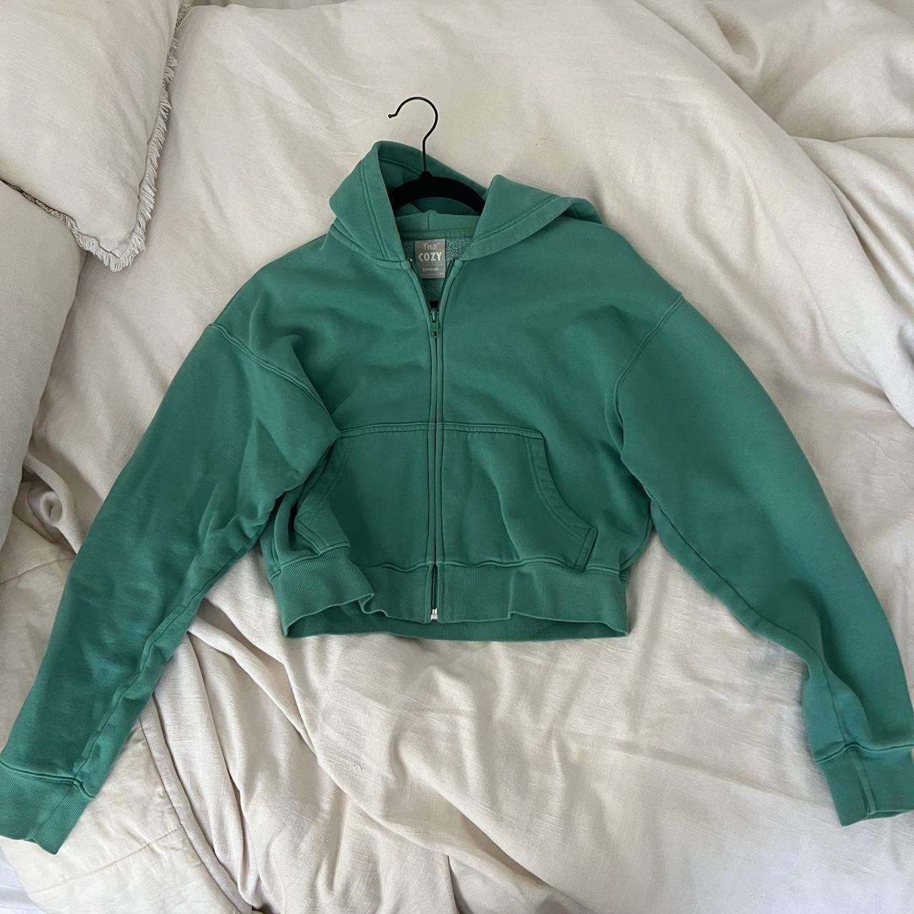 Womens Hoodie Aritzia Cropped Zip Up Hoodie Aritzia Tna Waffle Zip