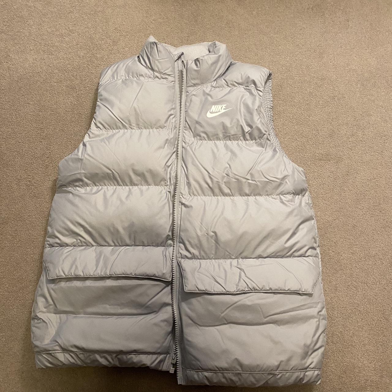 mens nike grey gilet