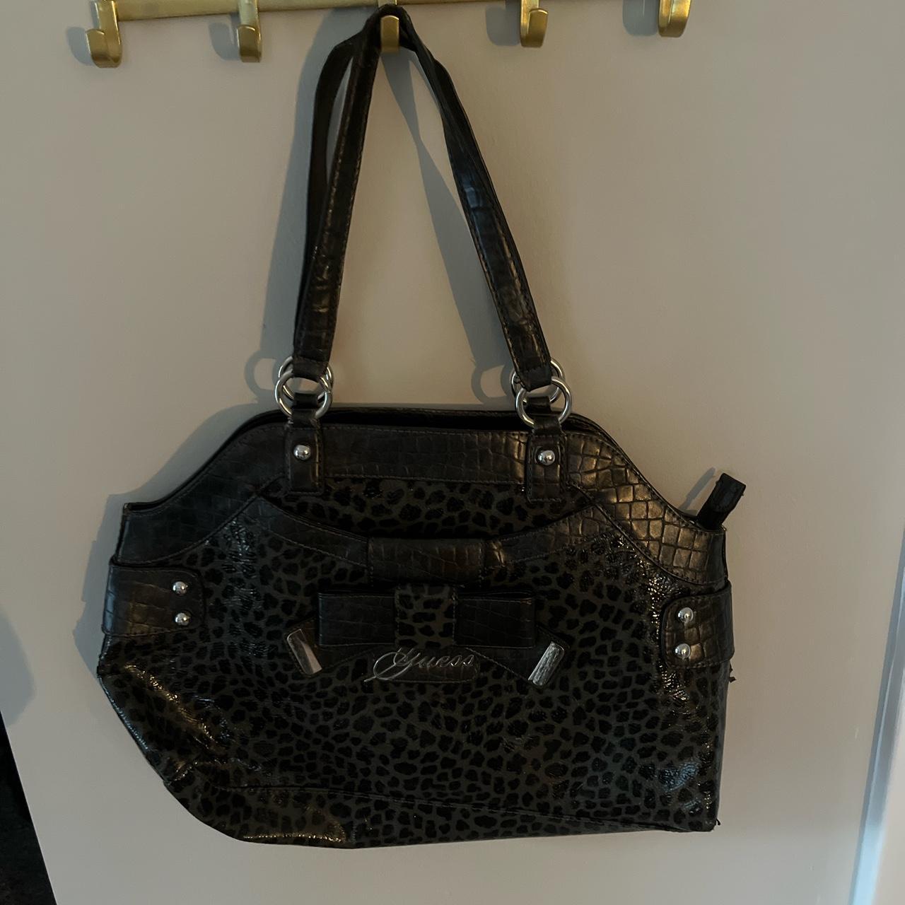 Leopard shop guess purse