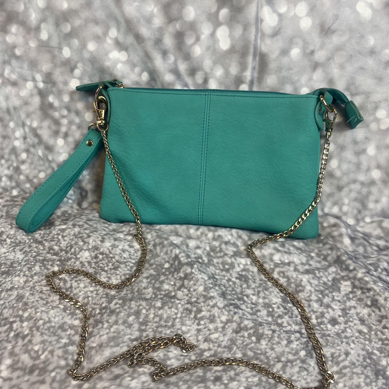 Charming Charlie teal over the shoulder small Depop