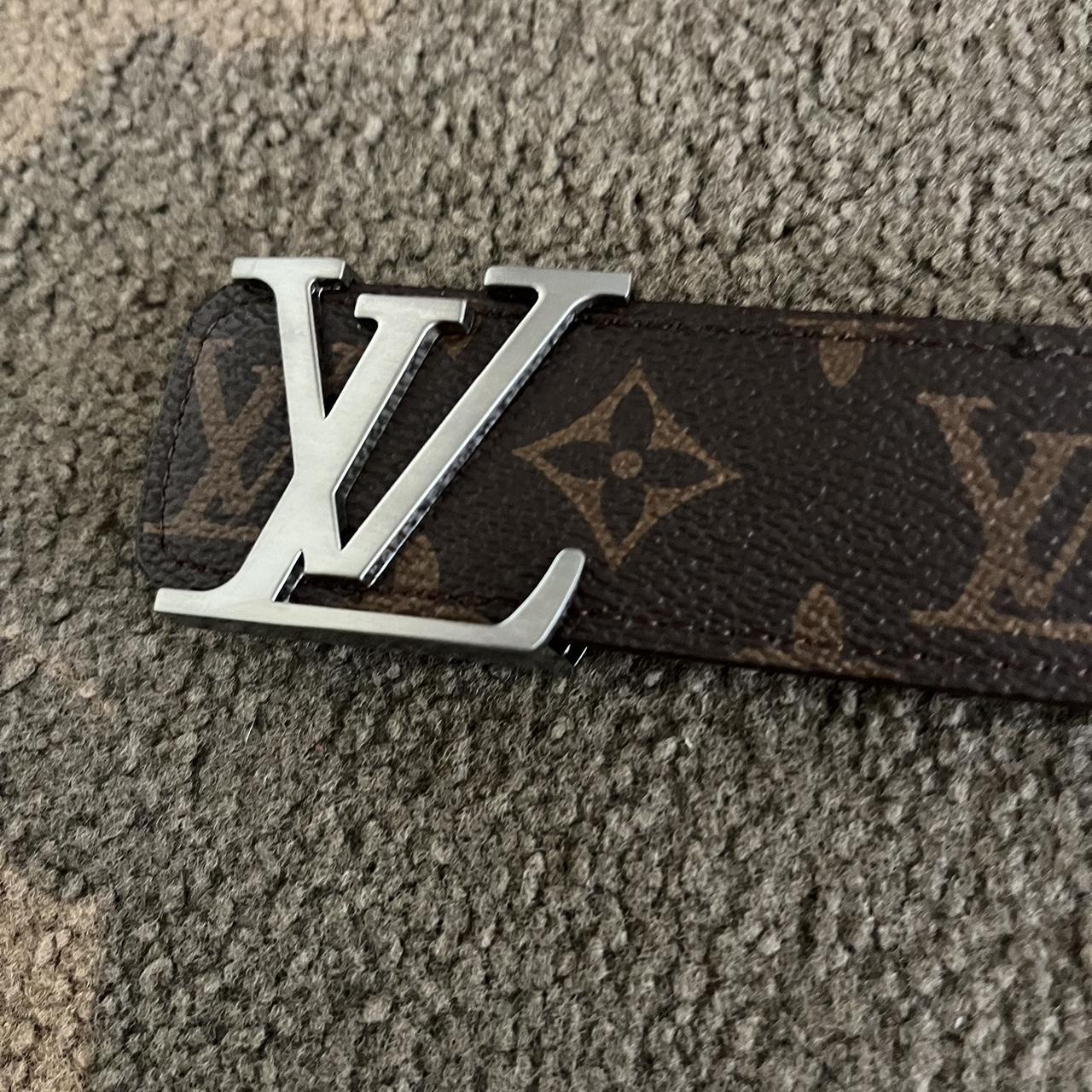 Louis vutton belt Brown/silver brand new 110 cm - Depop