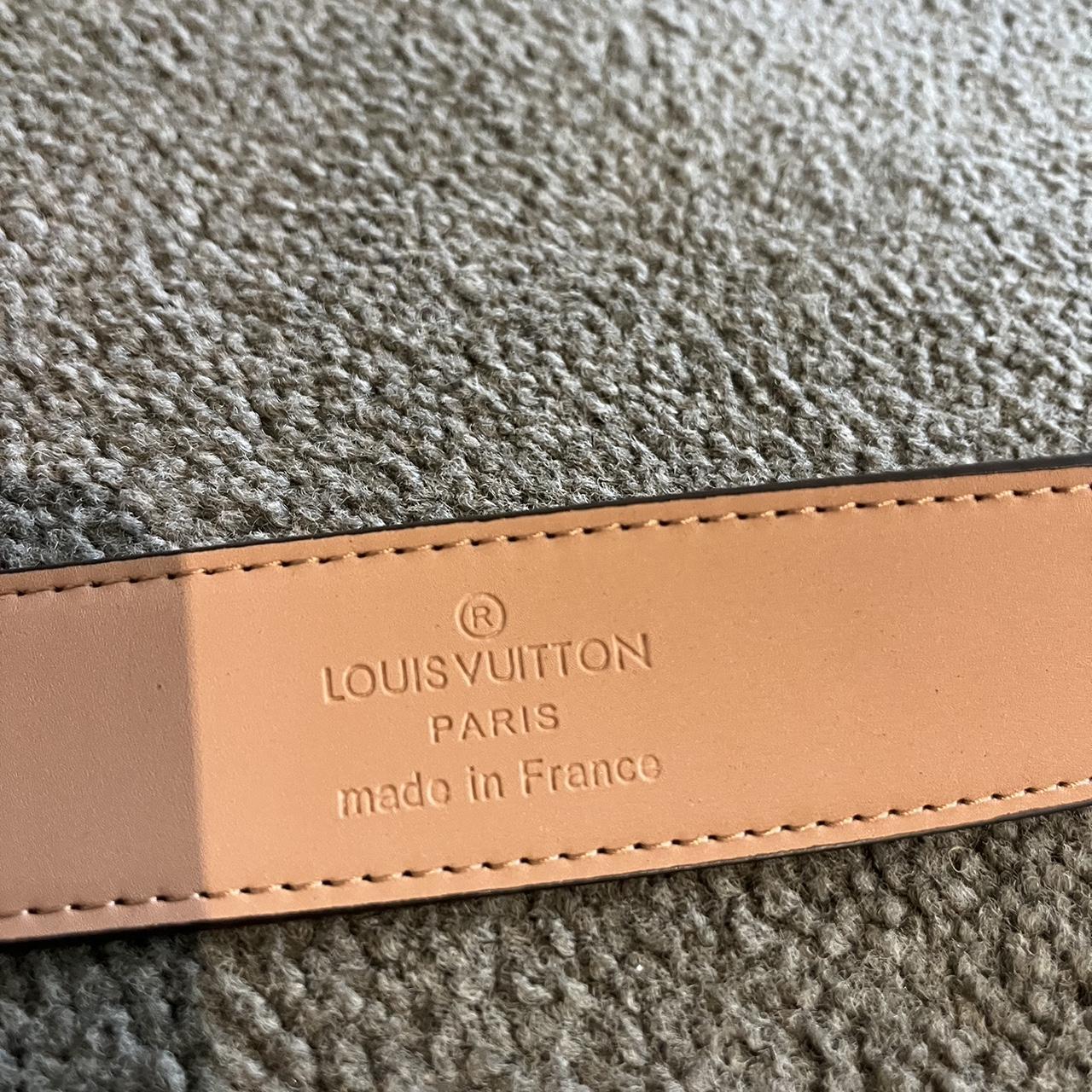 Louis vutton belt Brown/silver brand new 110 cm - Depop