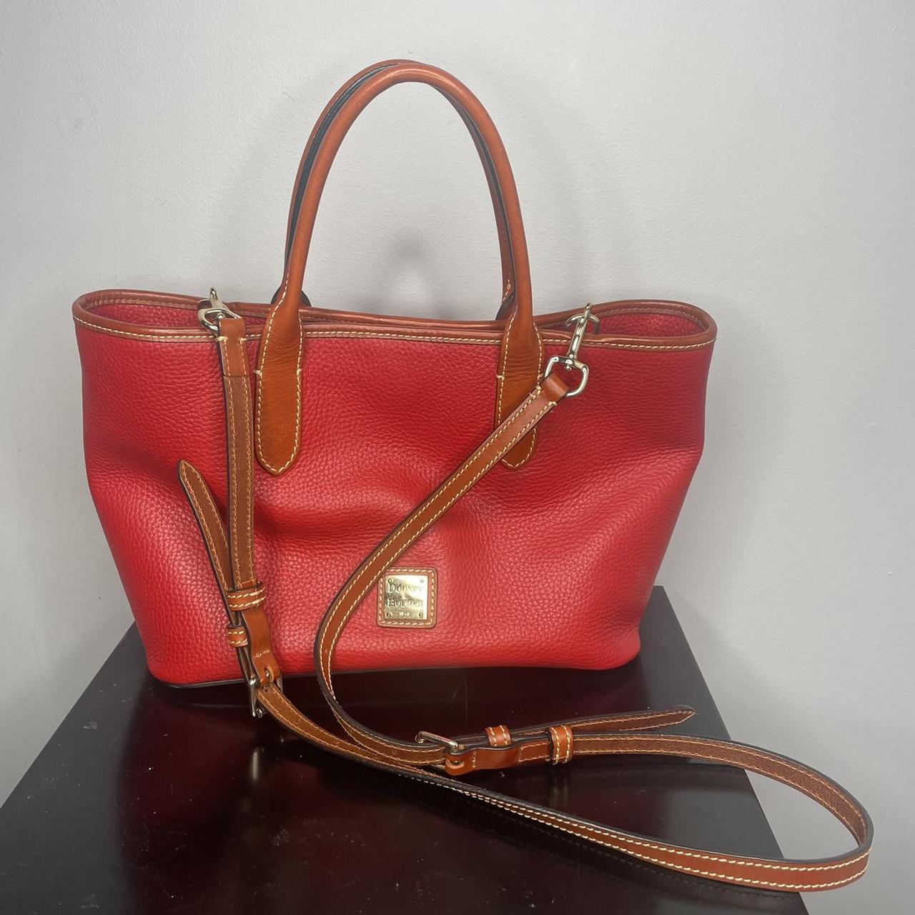 Dooney Bourke Red pebble leather bad Depop