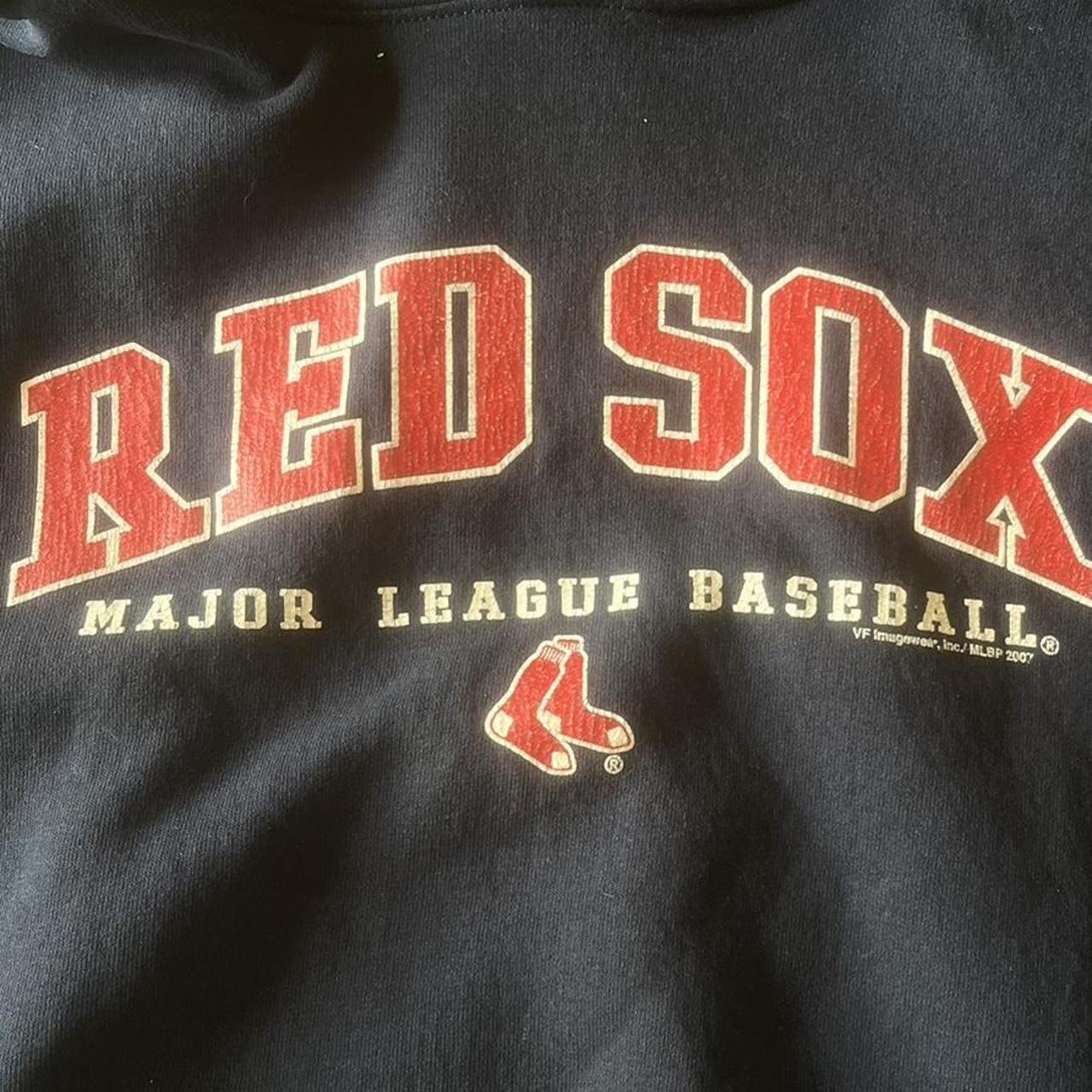 Red Sox hoodie Y2K - Depop