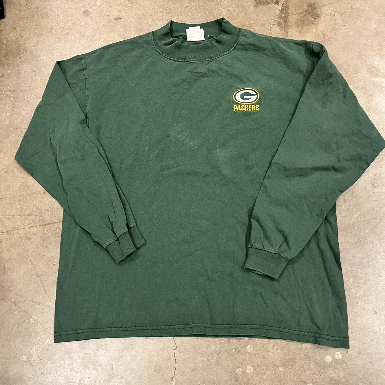 Green Bay Packers Long Sleeve T-Shirt • Size: - Depop