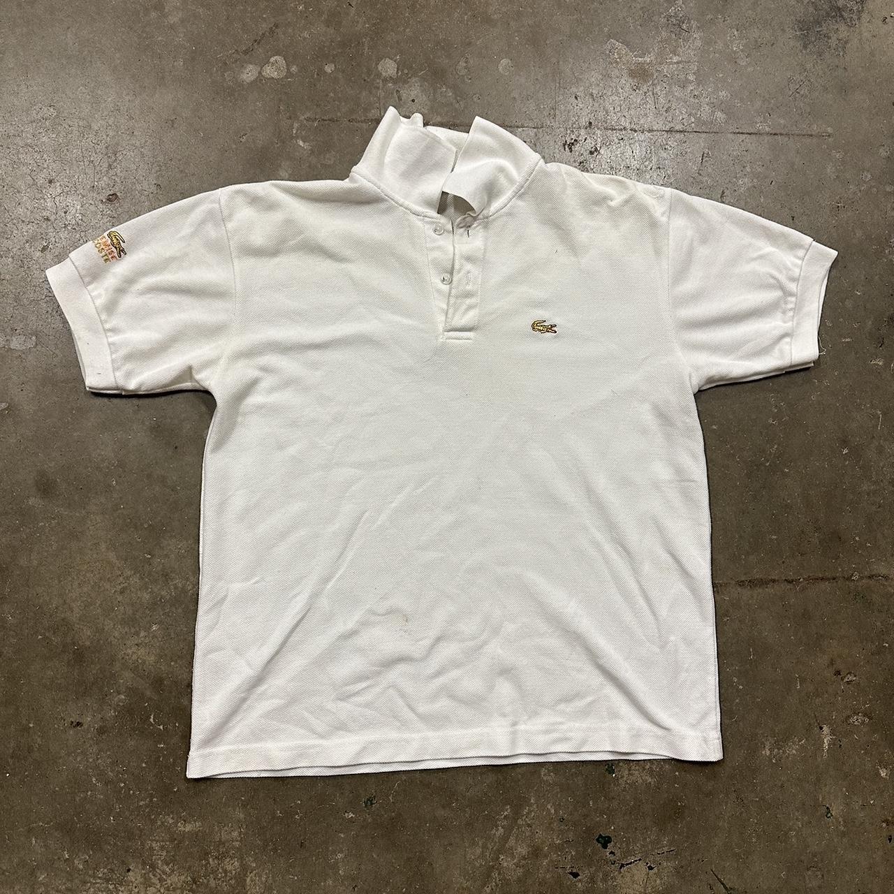 Gold 2024 lacoste shirt