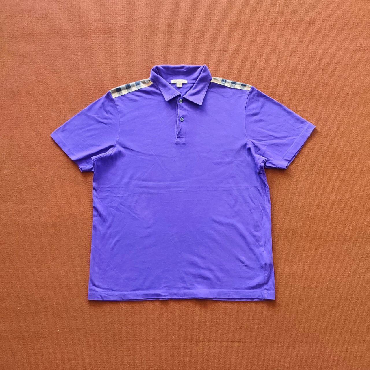 burberry brit purple burberry polo shirt