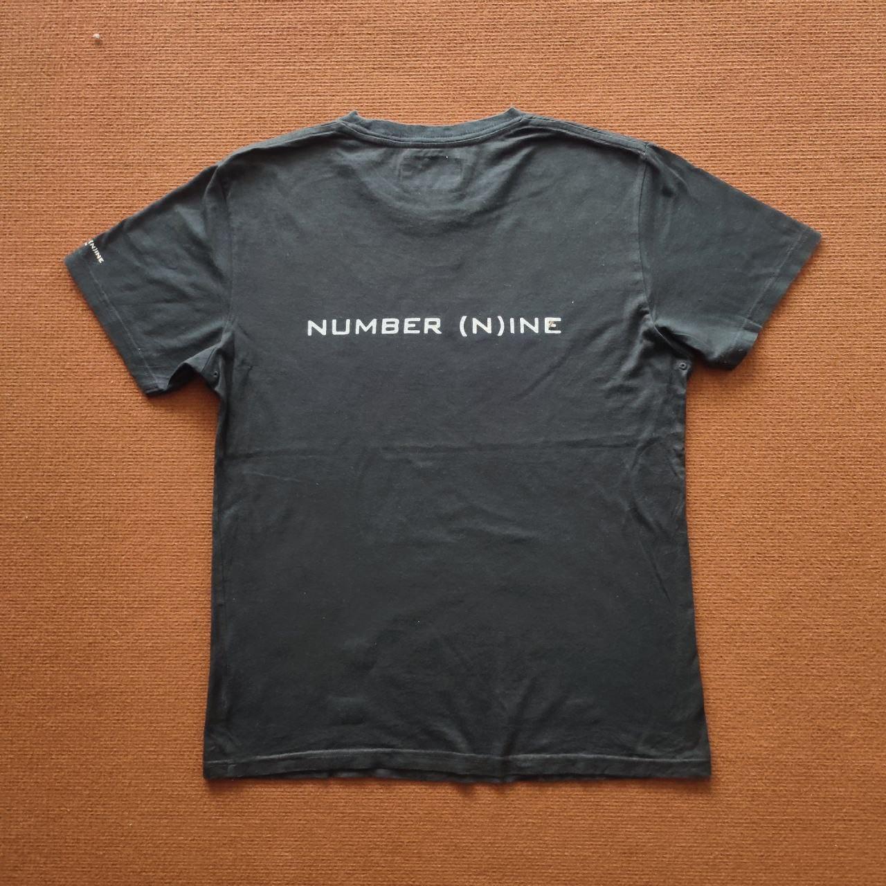 【90s激レア物】NOMO 貴重な青白バージョンネーム&ナンバーTシャツ NUMBER (N)INE tシャツ VINTAGE WASH DAMAGE CLASSIC LOGO T