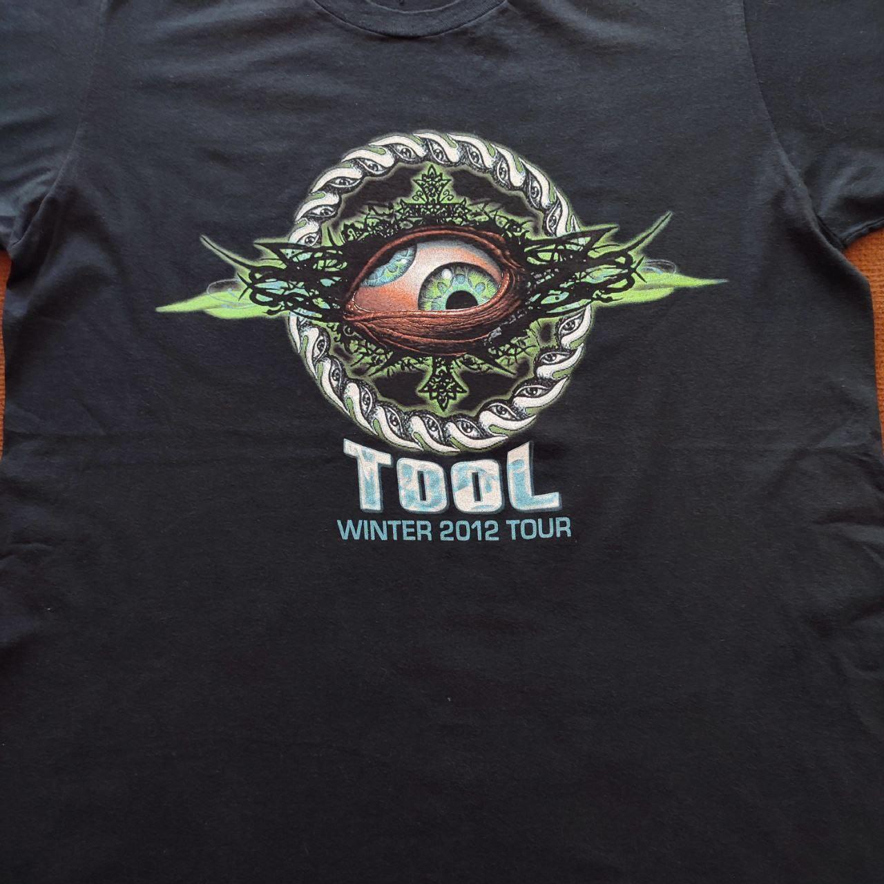 Vintage TOOL Winter 2012 Tour Band T-shirt All - Depop