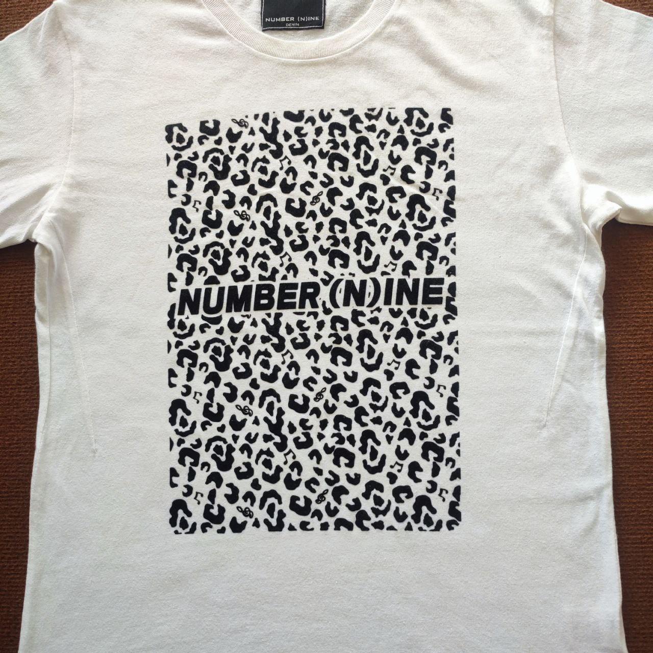 トップス Rare Number (N)ine Spell Out Leopard Tee Vintage Number Nine Japanese Brand T-shirt All | Depop