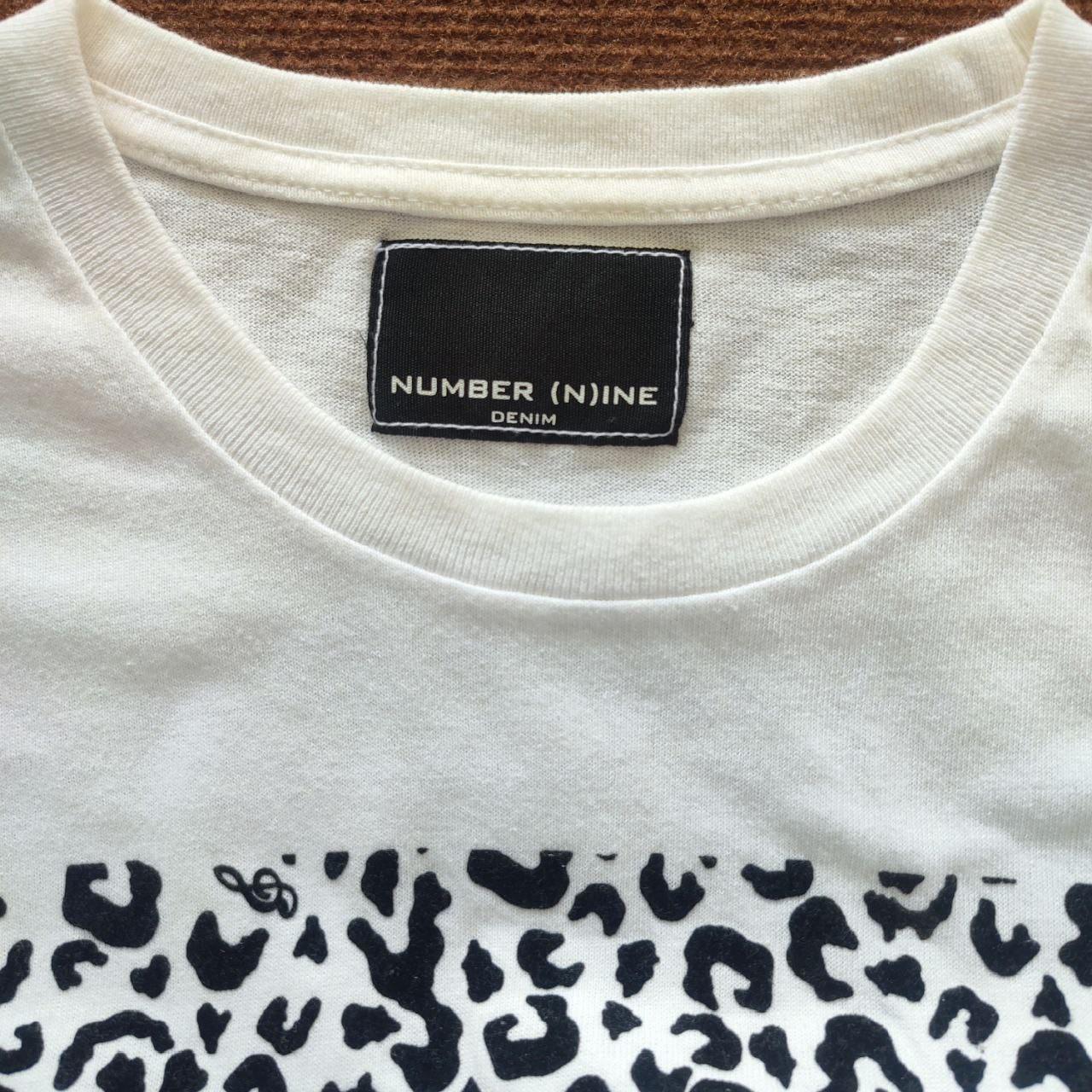 トップス Rare Number (N)ine Spell Out Leopard Tee Vintage Number Nine Japanese Brand T-shirt All | Depop