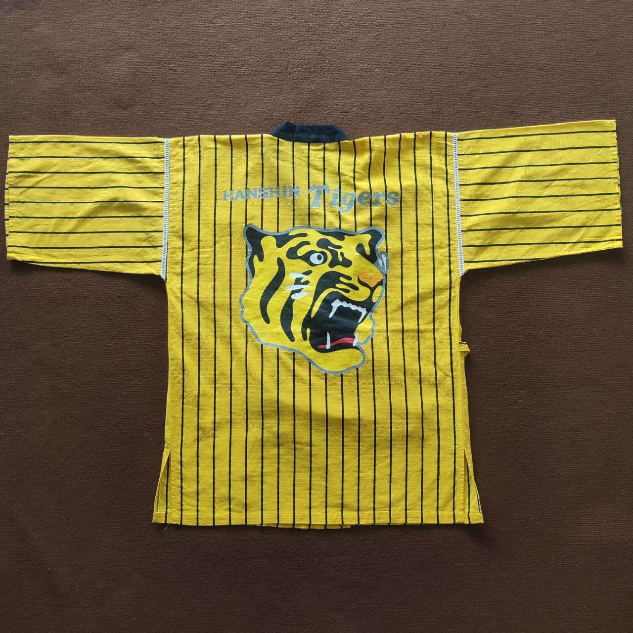 Vintage Hanshin Tigers Japan Baseball Jersey Medium Size 