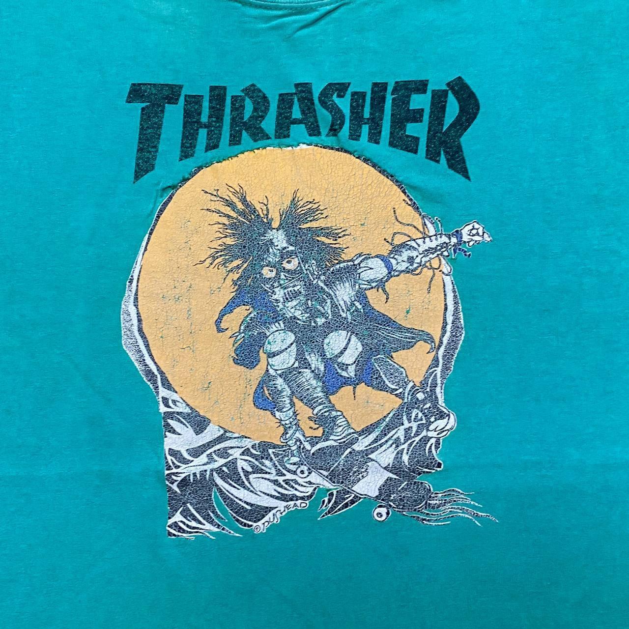 Vintage Thrasher T shirt All items will accepted. Depop