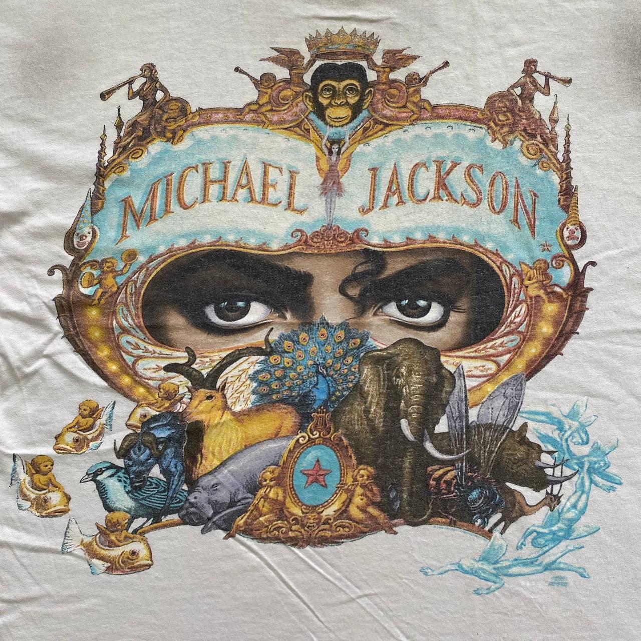 新品1992-1993 Michael JacksonデンジャラスツアーTシャツ Michael Jackson Dangerous World Tour 1992-93 Vintage T-shirt