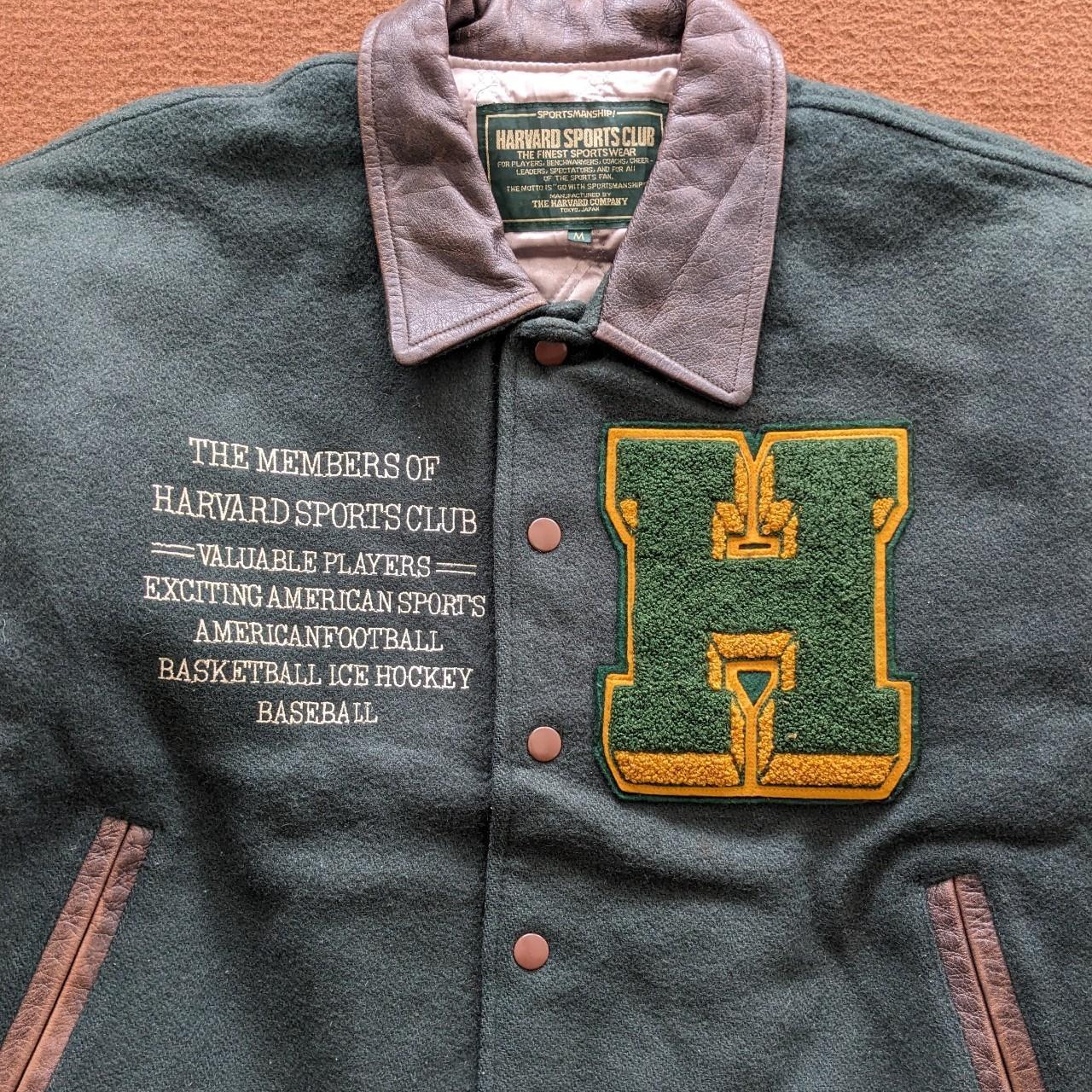 Vintage HARVARD Sports Club Member Varsity Jacket | Depop