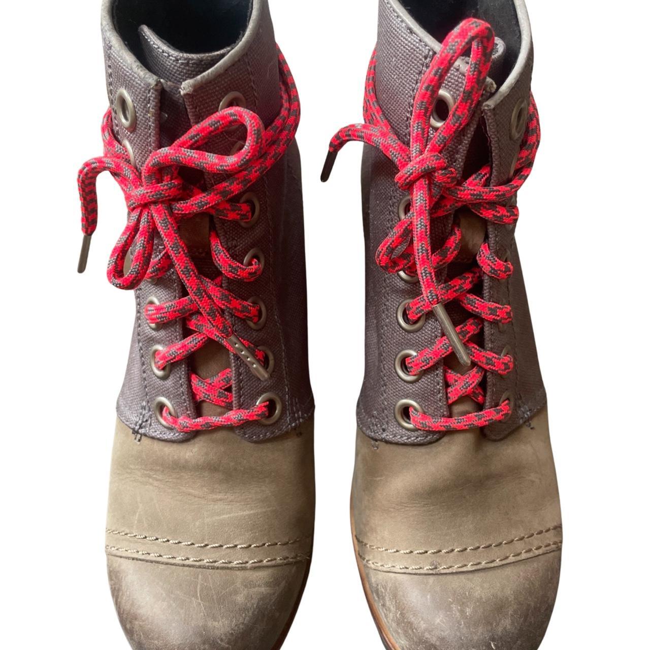 sorel leopard wedge boots