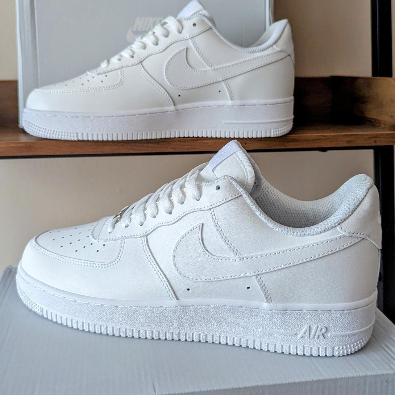 Size UK 8 - Nike Air Force 1 Low '07 White RRP... - Depop