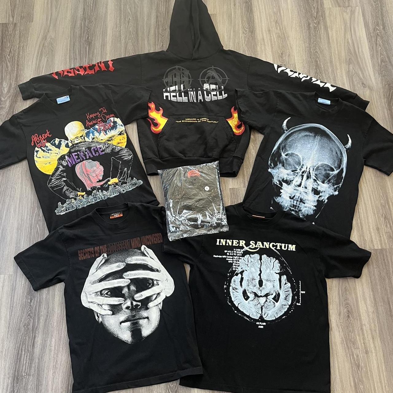 MENACE & ABSENT BUNDLE Top Row - All Size Small... - Depop