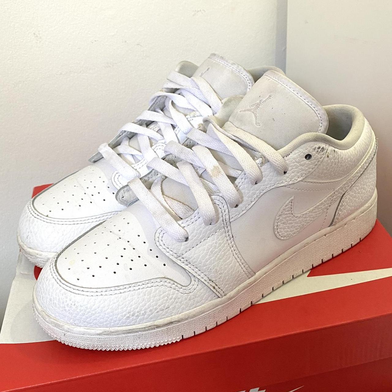 jordan one low all white