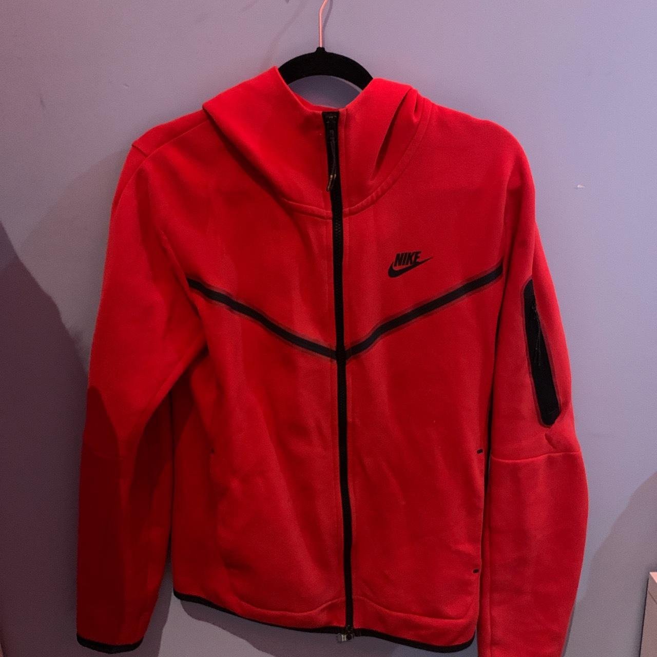 nike tech red suit