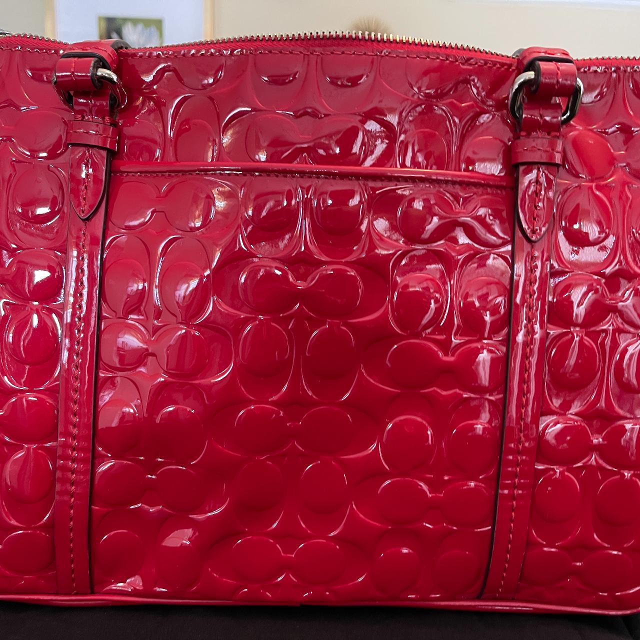 Coach | Bags | Red Leather Coach Bag | Poshmark
