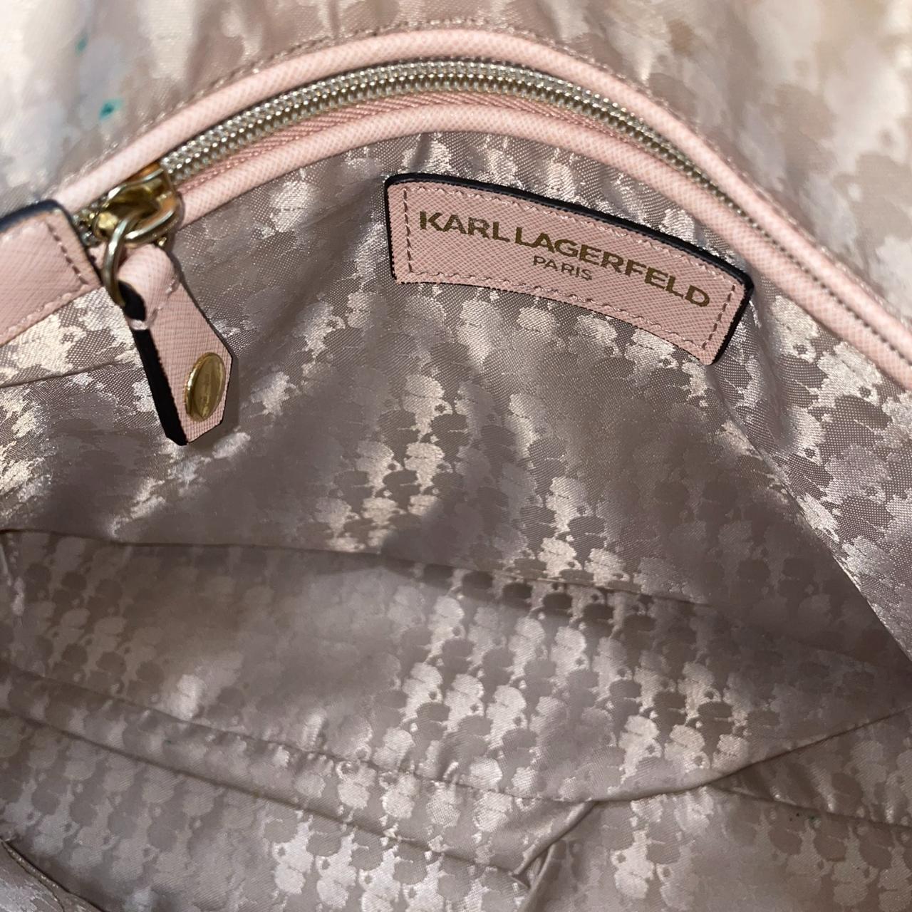 Karl Lagerfeld purse. Pretty pinkbeige neutral... Depop