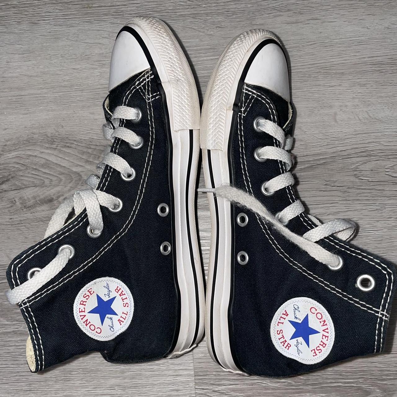 kids black converse